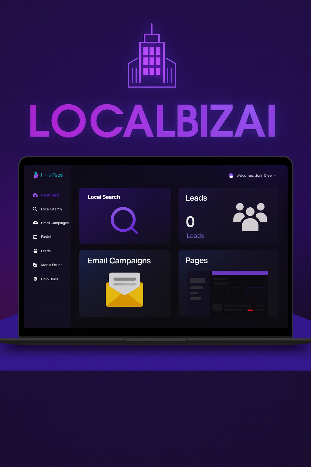 LocalBizAI Dashboard Interface